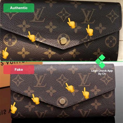 louis vuitton pallas fake vs real|Louis Vuitton wallet false.